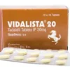 Vidalista 20mg tablet for erectile dysfunction treatment